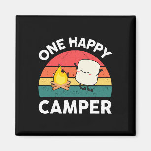 Aimant Enfant Un Happy Camper Tout-Petit Garçon Drôle Mar