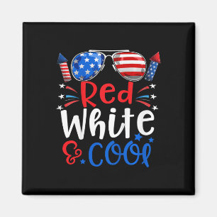 Aimant Enfants 4 juillet Rouge Blanc Et Cool Patriotique