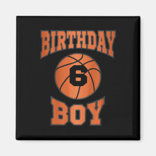 Aimant Enfants 6 ans Garçon 6e anniversaire Bysketbyll Th