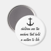 Aimant Enfants Ancres mères (Recto/Verso)