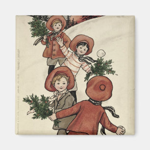 Aimant Enfants avec les boules de neige de lancement de