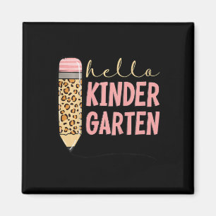 Aimant Enfants Bonjour Jardin d'enfants 1er Jour De Mater