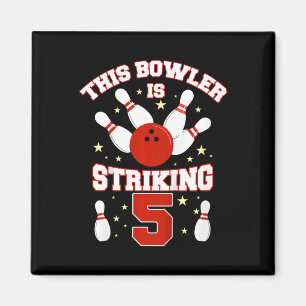 Aimant Enfants Ce Bowler Frappe 5 Ans Vieux Funny 5ème B