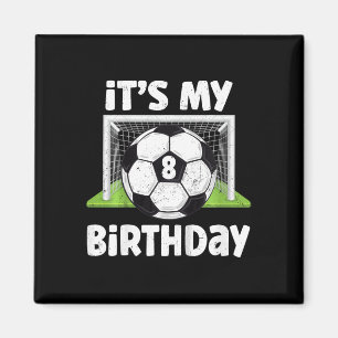 Aimant Enfants de 8 ans Football 8e anniversaire Joueur E