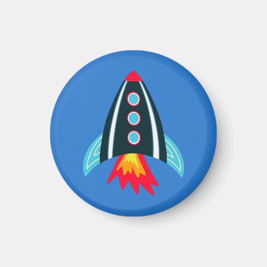 Aimant Enfants de la fusée spatiale (Devant)