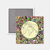 Aimant Enfants du monde (Recto/Verso)