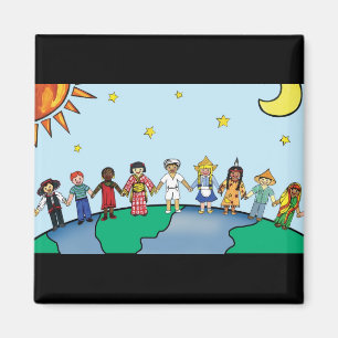 Aimant Enfants du monde