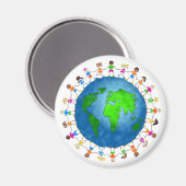 Aimant Enfants du monde (Recto/Verso)