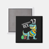 Aimant Enfants Eastersaurus Rex Pâques Trex Lapin Tout-Pe (Recto/Verso)