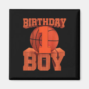 Aimant Enfants Enfants Bysketbyll Anniversaire 1 an 1er A