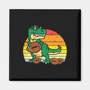Aimant Enfants Football Américain Trex Dinosaure Rétro Ga