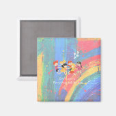 Aimant Enfants heureux (Recto/Verso)