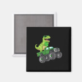 Aimant Enfants Jour de la Saint Patrick T Rex équitation (Recto/Verso)