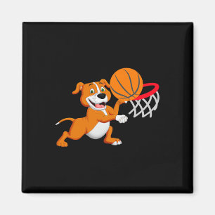 Aimant Enfants Pitbull Dog Jouer Bysketbyll Chien Sport G