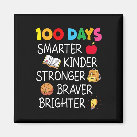 Aimant Enfants plus intelligents plus forts plus brillant (Devant)