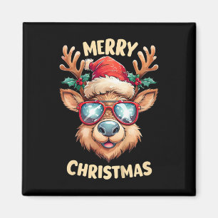 Aimant Enfants Reindeer Joyeux Noël Noël Noël Noël Noël N