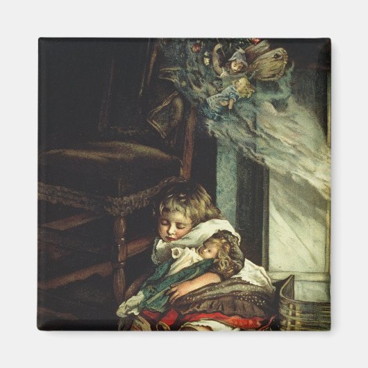 Aimant Enfants rêvant de jouets (Devant)