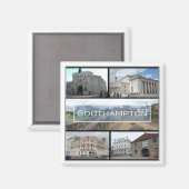 Aimant ENG019 SOUTHAMPTON, Angleterre, Europe, Fridge (Recto/Verso)