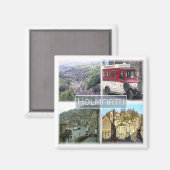 Aimant ENG046 HOLMFIRTH, Yorkshire, Angleterre, réfrigéra (Recto/Verso)