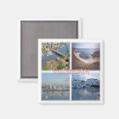 Aimant ENG075 SOUTHAMPTON, Angleterre, Europe, Fridge (Recto/Verso)