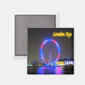 Aimant ENG081 LONDRES EYE, Angleterre, Europe, Réfrigérat (Recto/Verso)
