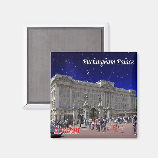 Aimant ENG092 LONDRES BUCKINGHAM PALACE, Frigo (Recto/Verso)