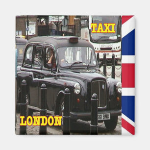 Aimant ENG094 LONDRES BLACK CASQUETTE TAXI, Réfrigérateur