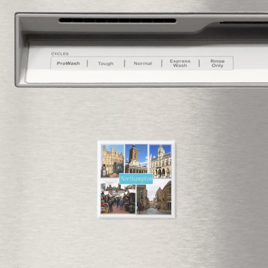 Aimant ENG099 NORTHAMPTON, Angleterre, Europe, Fridge (In Situ (Lave-vaisselle))