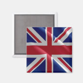 Aimant ENG103 DRAPEAU DE VAGUE DU ROYAUME-UNI, Frigo (Recto/Verso)