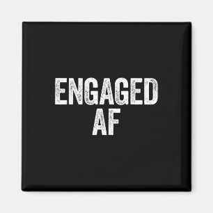 Aimant Engagé Af Shirt Mariée Et Jeune Mariée