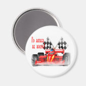 Aimant Engin de course (Recto/Verso)