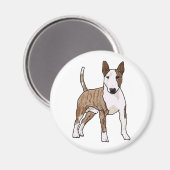 Aimant English Bull Terrier (Recto/Verso)