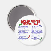 Aimant ENGLISH POINTER, propriété Lois 2 (Recto/Verso)