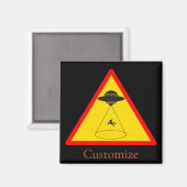 Aimant Enlèvement d'Alien UFO Thunder_Cove (Recto/Verso)