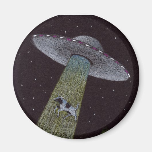 Aimant Enlèvement d'Aliens (Devant)