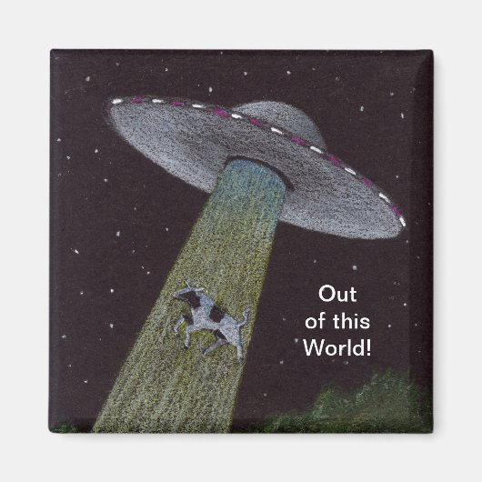 Aimant Enlèvement d'Aliens (Devant)