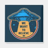 Aimant Enlèvement d'Aliens (Devant)