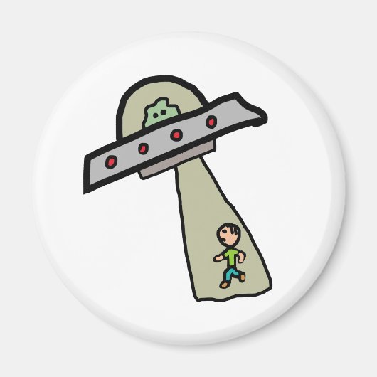 Aimant Enlèvement d'Aliens (Devant)