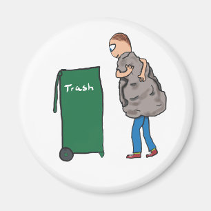 Aimant Enlevez les déchets