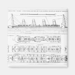 Aimant Enquête dans la perte de Titanic : Sectio croisé