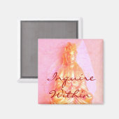 Aimant Enquêter rose dans l'aimant (Recto/Verso)