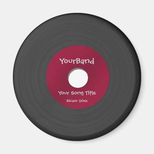 Aimant Enregistrement personnalisé (Devant)