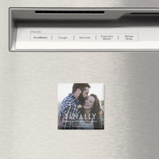 Aimant Enregistrer enfin l'aimant Mariage de date (In Situ (Lave-vaisselle))