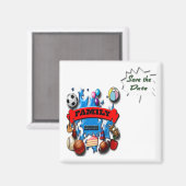 Aimant Enregistrer la date (Recto/Verso)