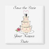 Aimant Enregistrer la date (Devant)