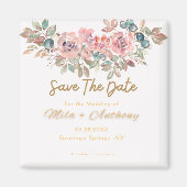 Aimant Enregistrer la date Bohême (Devant)