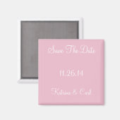 Aimant Enregistrer La Date Cameo Rose (Recto/Verso)