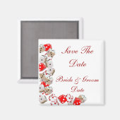 Aimant Enregistrer la date Casino Las Vegas Mariages Magn (Recto/Verso)