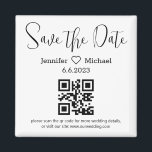 Aimant enregistrer la date code qr minimaliste mariage mo<br><div class="desc">enregistrer la date code qr minimaliste mariage moderne aimant</div>