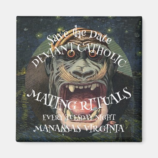 AIMANT ENREGISTRER LA DATE DE RITUELS DE RÉUNION CATHOLIQ (Devant)